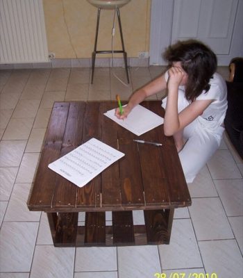 Perfect Coffee Table From Two Pallets