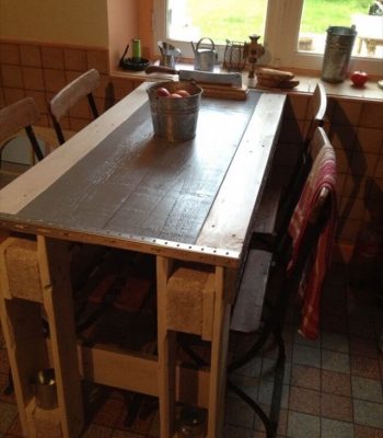 Get an Amazing Kitchen Table from Pallets