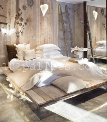 Unique Style Pallets Bed