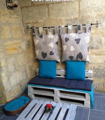 pallet corner bench