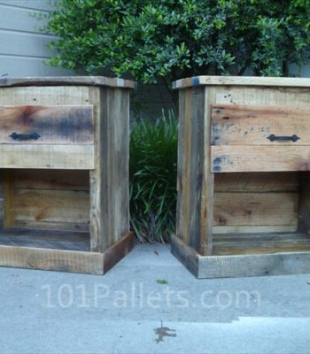 DIY Pallet Nightstand