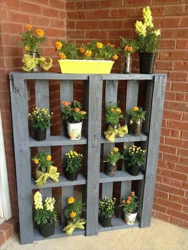25 Diy Pallet Shelves For Storage Your, How To Make Garden Shelves Out Of Pallets