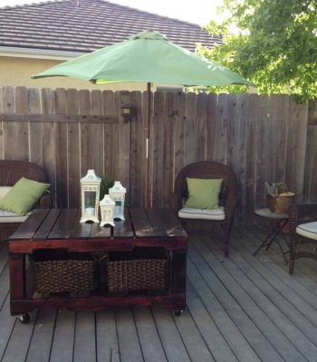 Old Themed Pallet Table