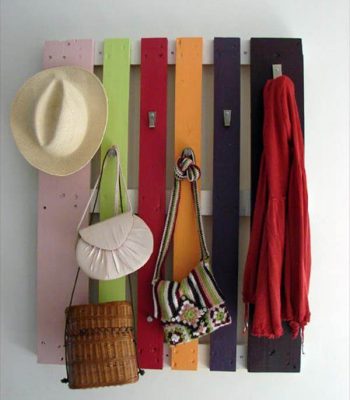 pallet coat rack