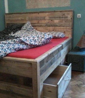 pallet bed makeover