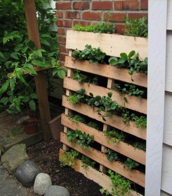 pallet herb garden planter