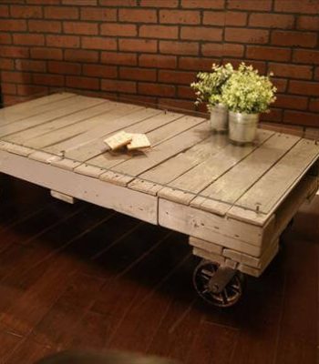 recycled pallet coffee table