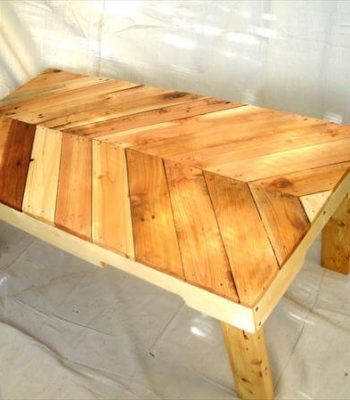 coffee table out of pallet