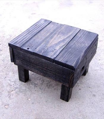 reclaimed pallet stool