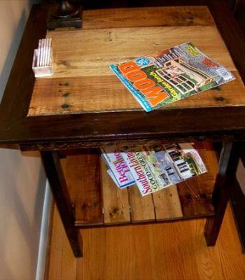 reclaimed pallet table