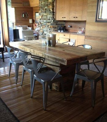 recycled pallet dining table