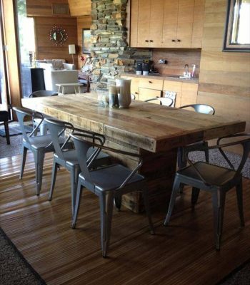 recycled pallet dining table