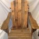 recycled pallet chair