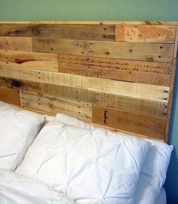 reclaimed pallet headboard