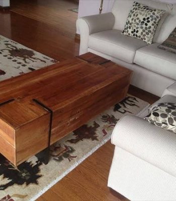 recycled pallet coffee table