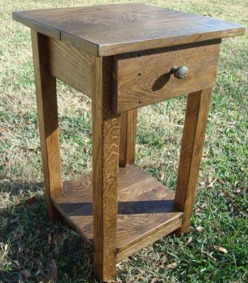 reclaimed pallet side table