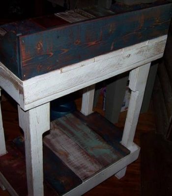 diy pallet miniature pallet desk