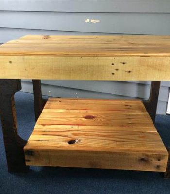 recycled pallet coffee table