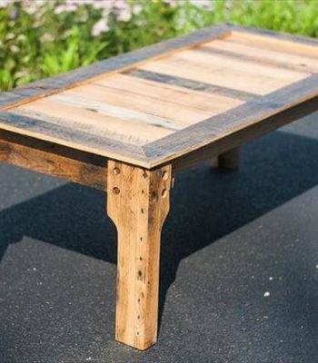 recycled pallet coffee table