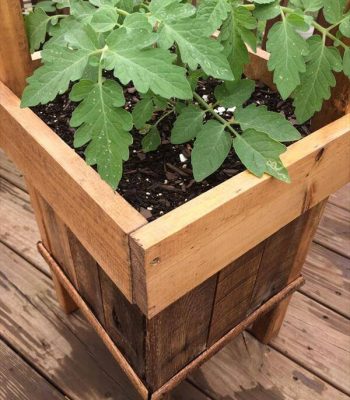 diy pallet handmade pallet raised planter