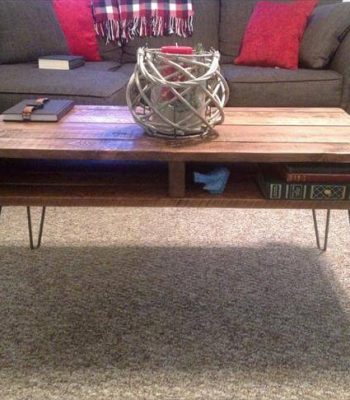 reclaimed pallet coffee table