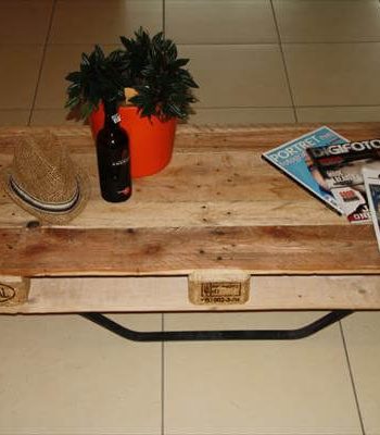 reclaimed pallet coffee table
