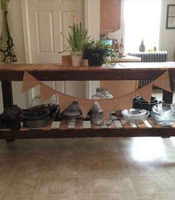 recycled pallet kitchen island table