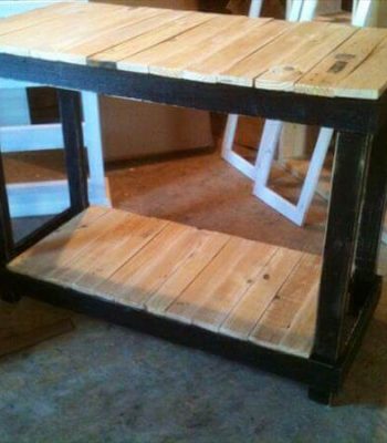 recycled pallet kitchen island