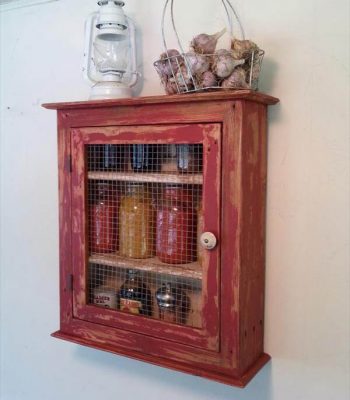 diy pallet wall cabinet