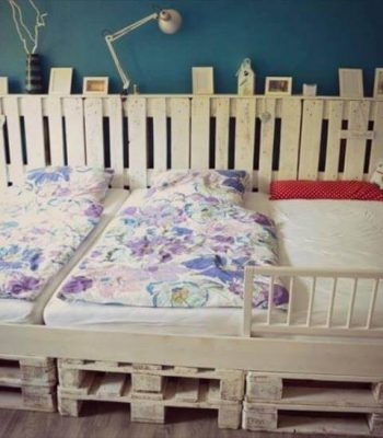 pallet triplet bed