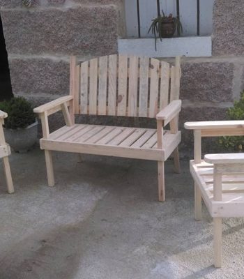 pallet Adirondack chair set