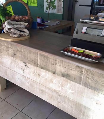pallet shop counter