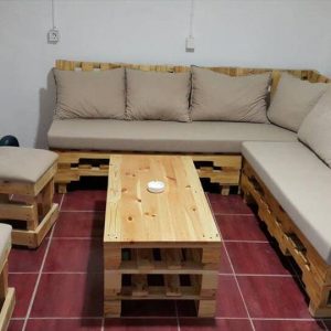 no-cost pallet sectional sofa set
