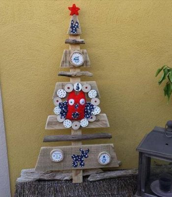 diy pallet tree decor