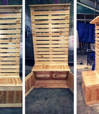 Wood Pallet Hall Tree