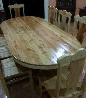pallet dining set