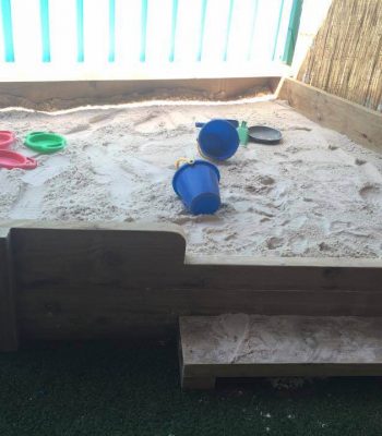 diy pallet sandbox