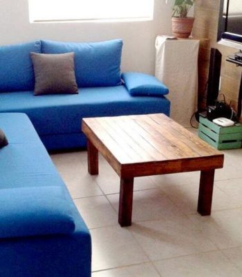 recycled pallet coffee table