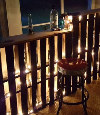 multi level pallet indoor bar