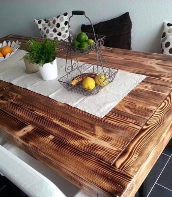 Re-purposed pallet dining set