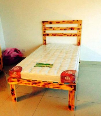 single pallet bed