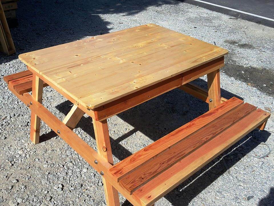 15 Unique Pallet Picnic Table 101 Pallets
