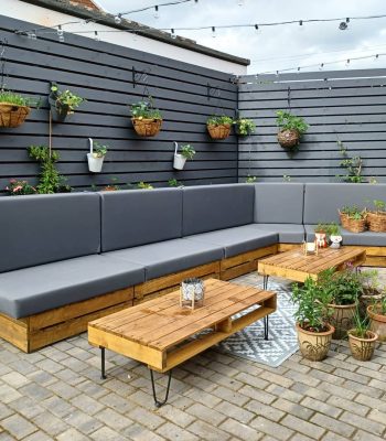 diy pallet sofa for the garden