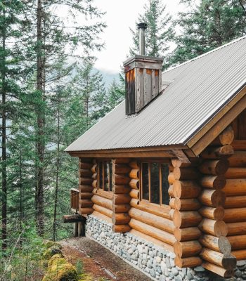 building a log cabin